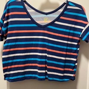 Striped crop top